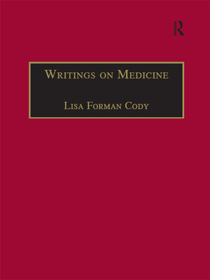 cover image of Writings on Medicine